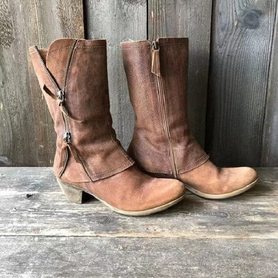 Sierra – Elegant Rust Boots