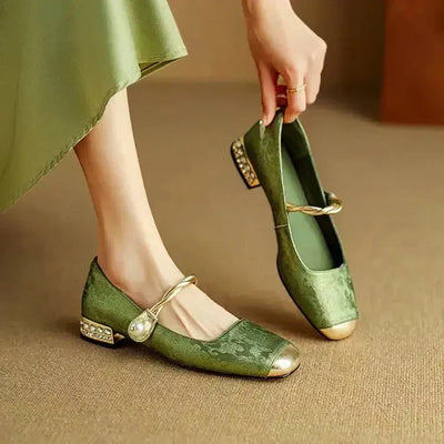 Minty – Elegant Mary Jane Flats