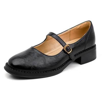Lora – Elegant Leather Mary Janes