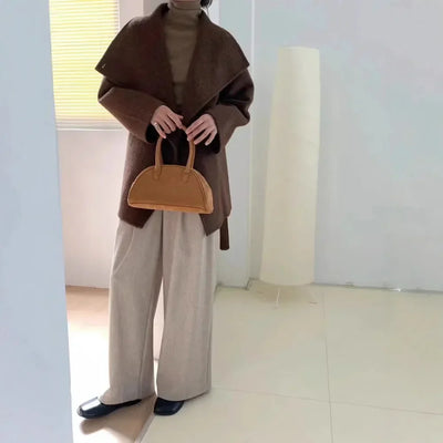 Velmira | Silk and Wool Coat