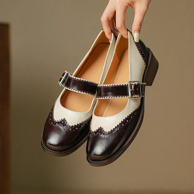 Miana – Elegant Leather Mary Janes