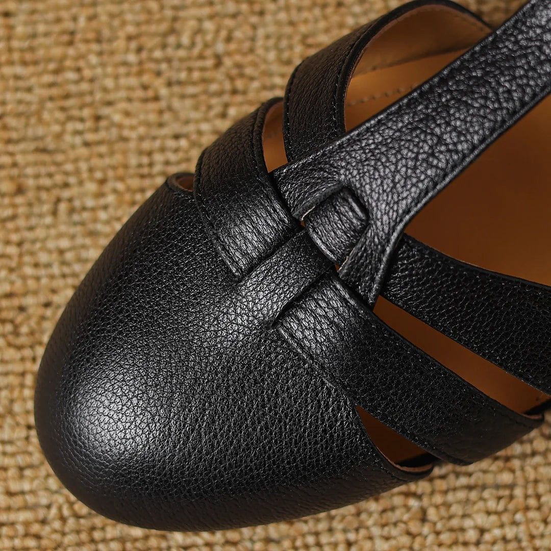 Orvanna – Elegant T-Bar Flats