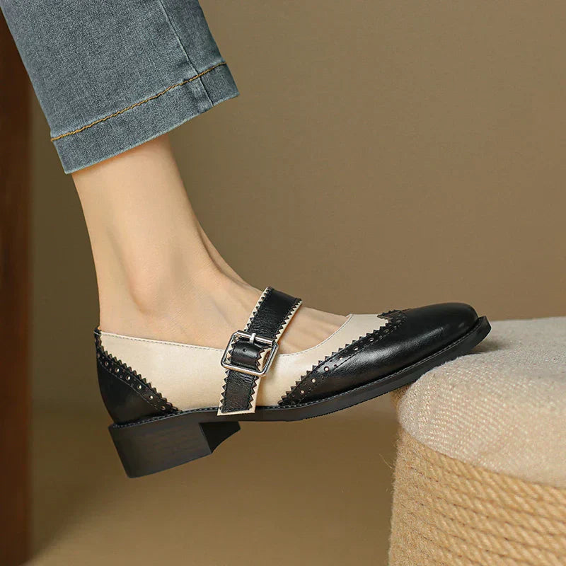 Miana – Elegant Leather Mary Janes