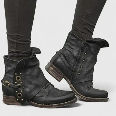Savannah – Elegant Rivet Boots