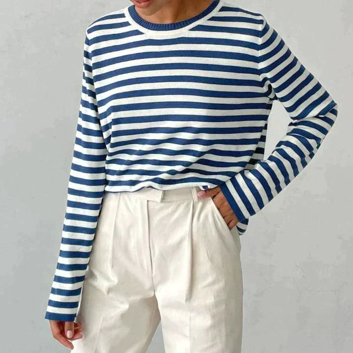 Nicole – Elegant Striped Sweater