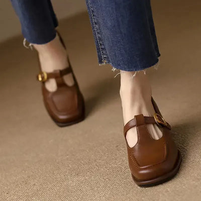 Ysolenne – Elegant T-Strap Sandal