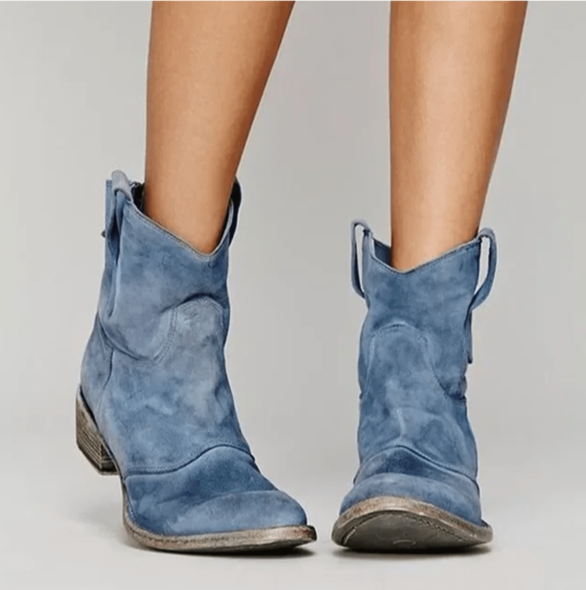 Roselle – Elegant Suede Western Boots