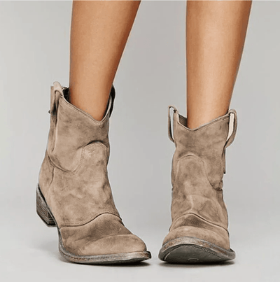 Roselle – Elegant Suede Western Boots