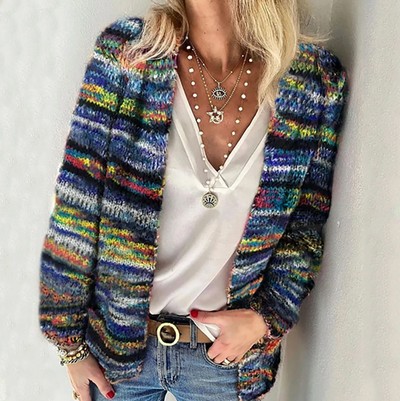 Cleo – Timeless Multicolored Cardigan