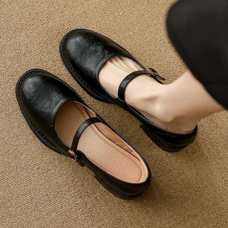 Lora – Elegant Leather Mary Janes