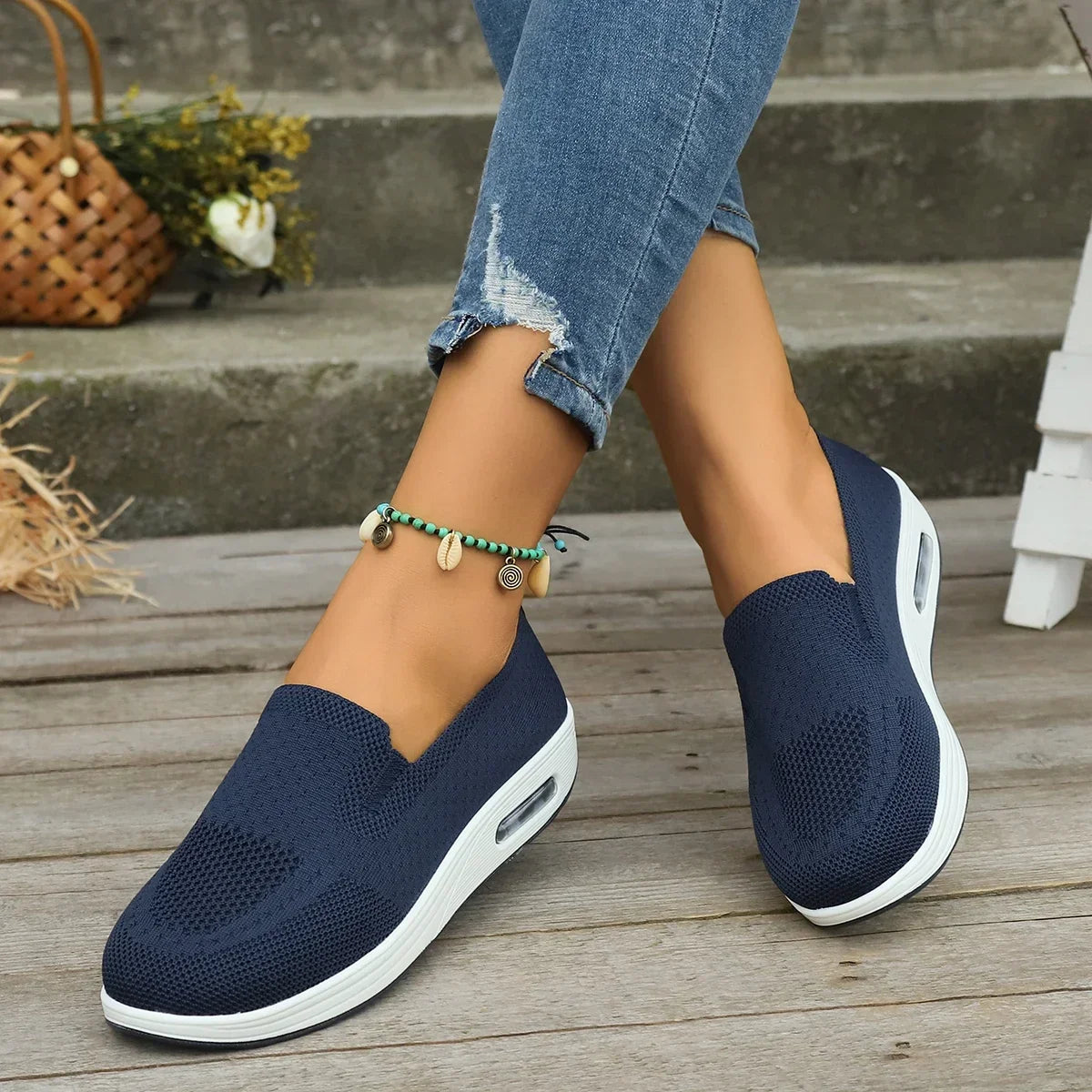 Trixie™ – Elegant Platform Mesh Sneakers