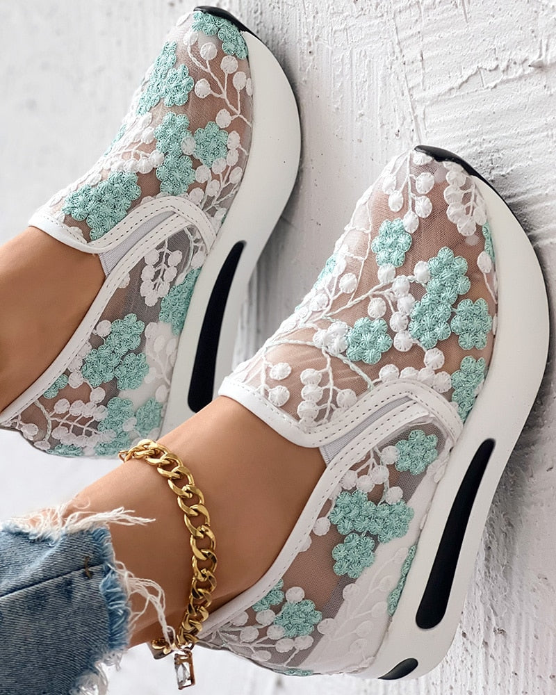 Orietta™ – Elegant Breathable Mesh Orthopedic Shoes