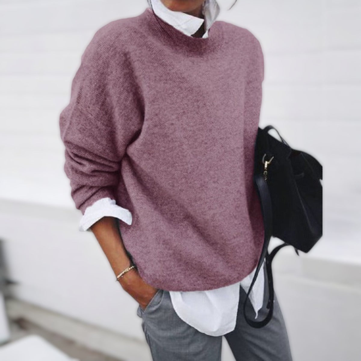 Jolanda – Elegant Cashmere Blend Sweater
