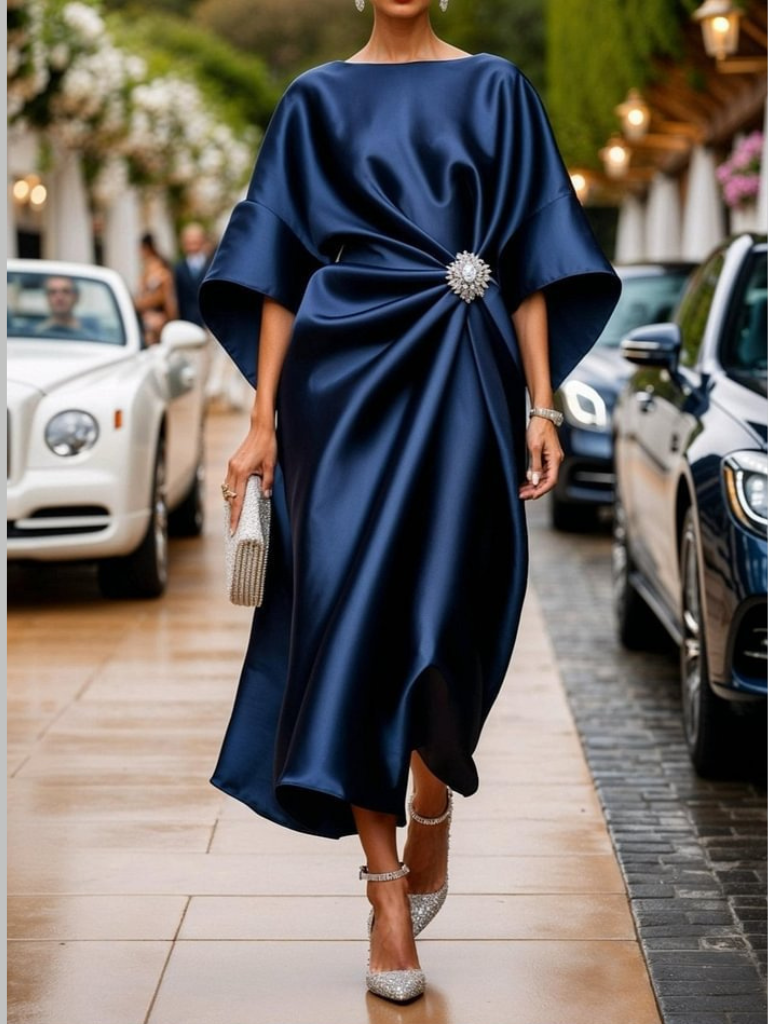 Maris – Timeless Satin Elegance Dress