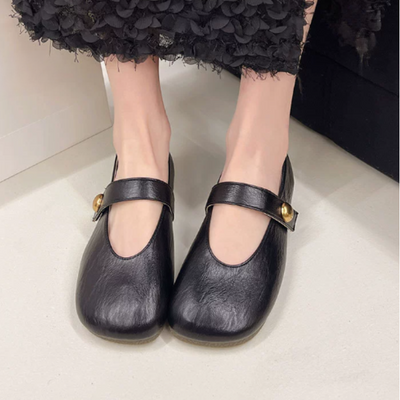 Irene – Elegant Leather Mary Janes