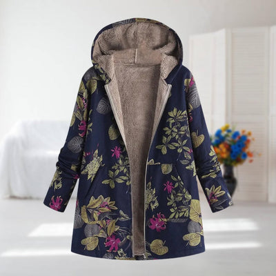 Camellia – Elegant Fleece-Lined Coat
