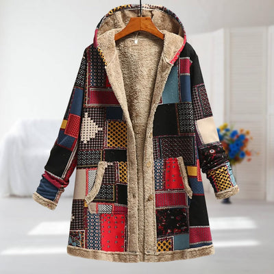 Camellia – Elegant Fleece-Lined Coat