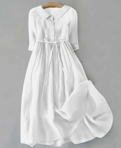 Doro – Timeless Elegant Dress with Waist Ties