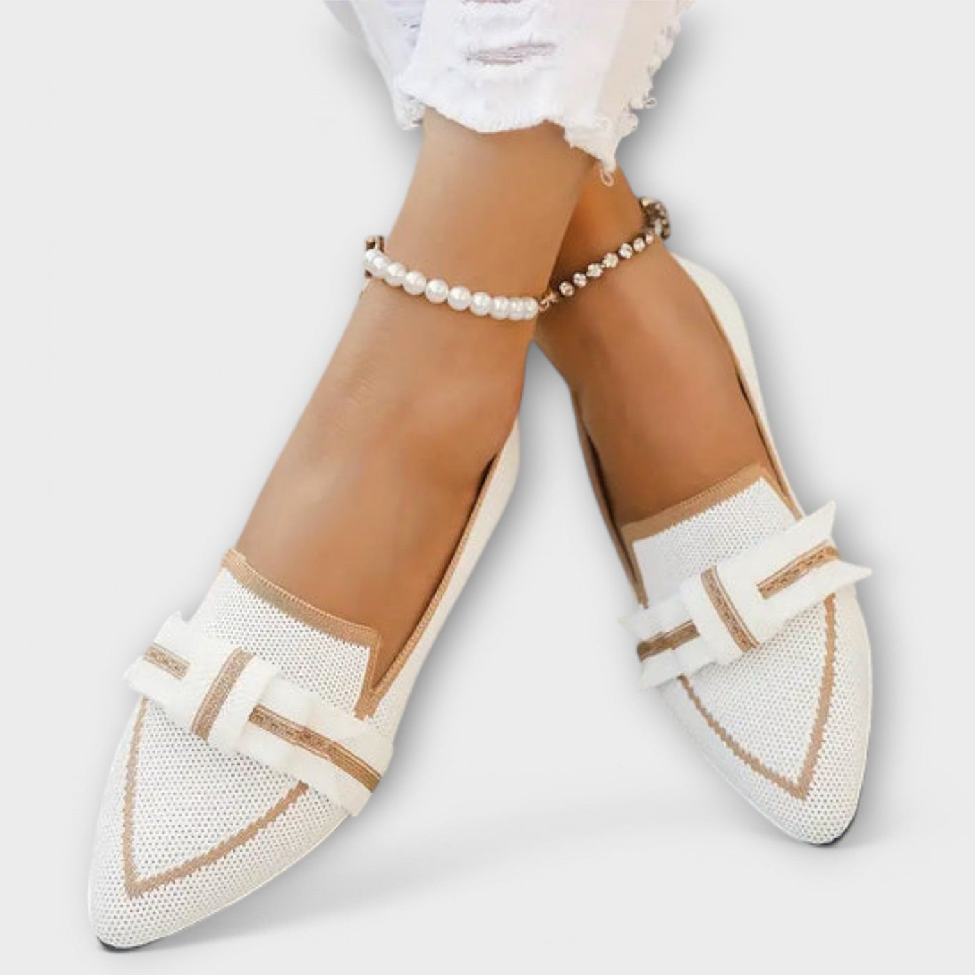 Flat Women's Shoes – Elegant Tied Ballerinas