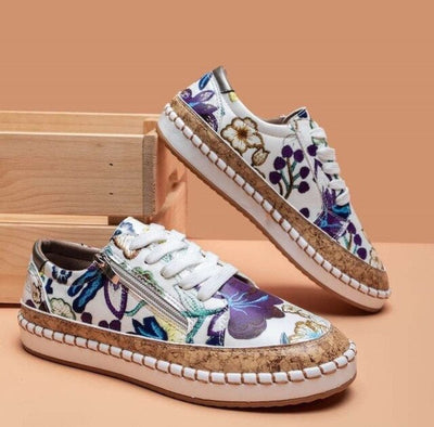 Oluchi™ – Elegant Floral Orthopedic Sneakers