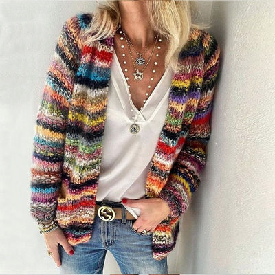 Cleo – Timeless Multicolored Cardigan