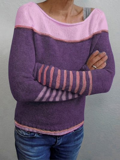 Katharina – Elegant Striped Sweater