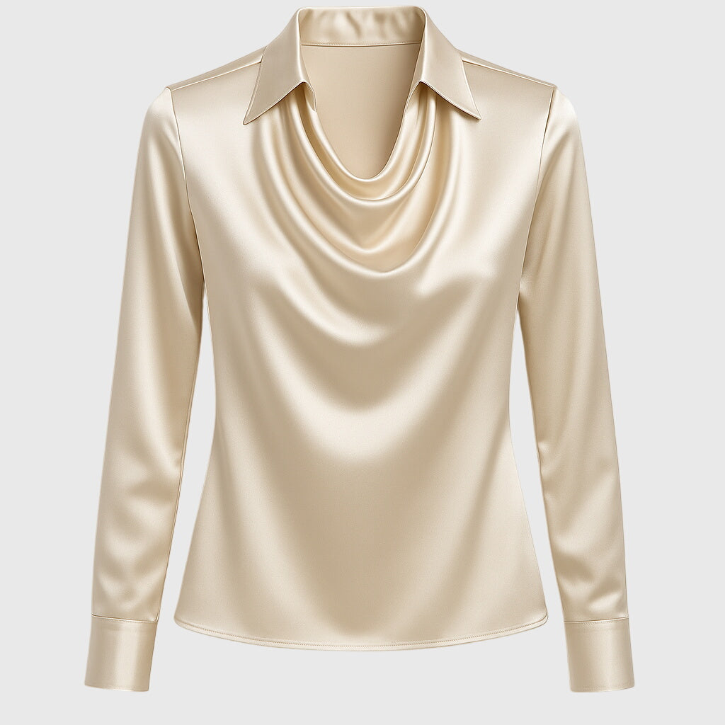 Brooklyn – Timeless Satin Blouse