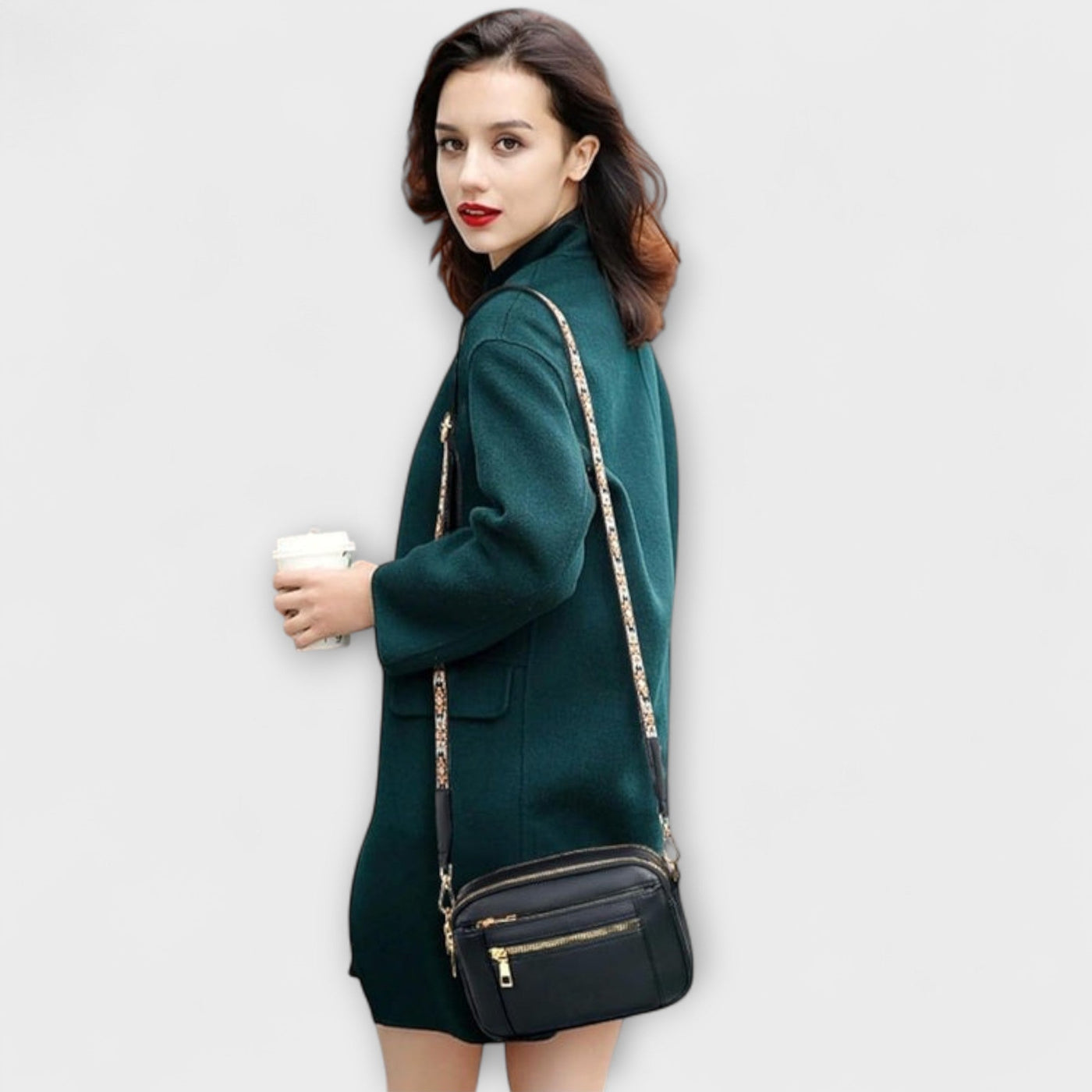 Mira™ - Elegant Leather Shoulder Bag