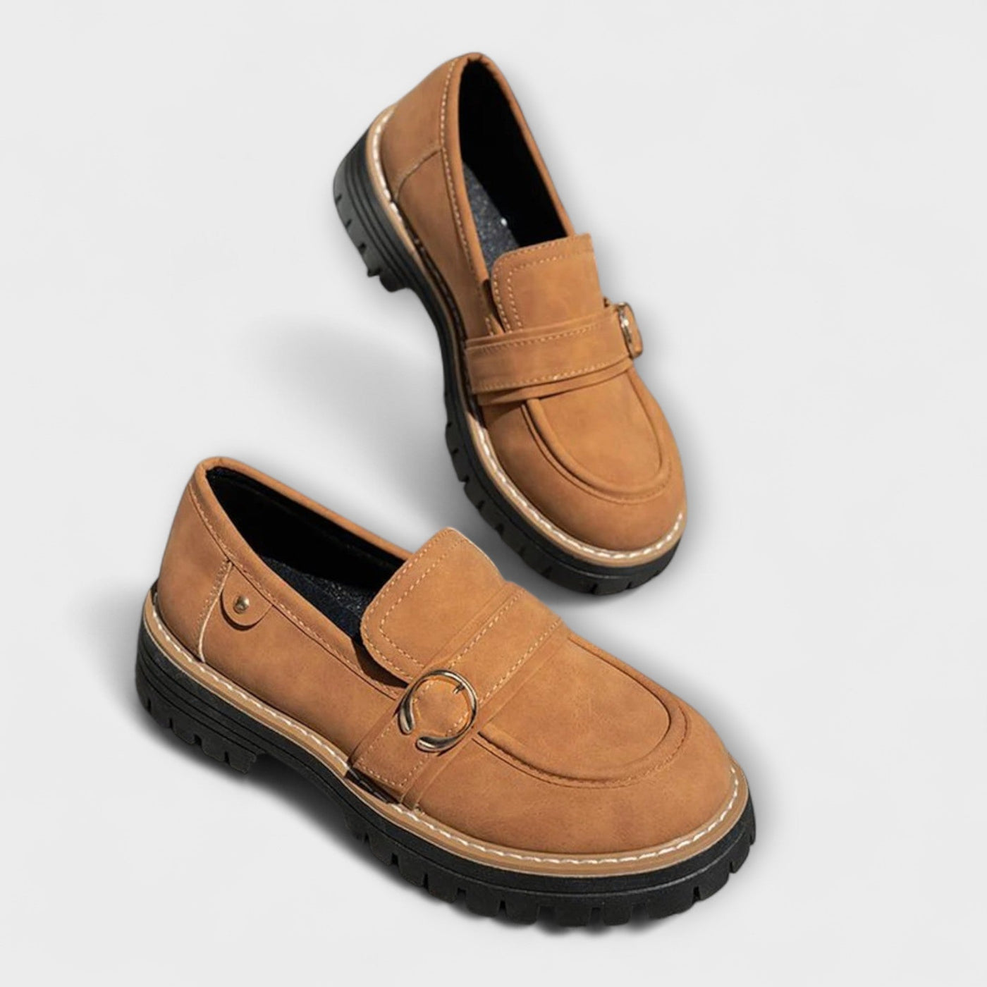 Lora – Elegant Casual Moccasins with Rounded Toe for a Sophisticated Look