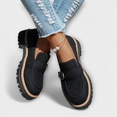 Lora – Elegant Casual Moccasins with Rounded Toe for a Sophisticated Look