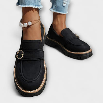 Lora – Elegant Casual Moccasins with Rounded Toe for a Sophisticated Look