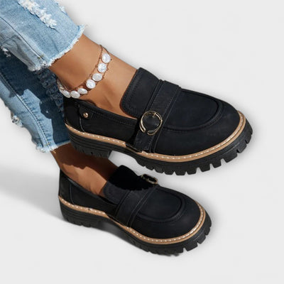 Lora – Elegant Casual Moccasins with Rounded Toe for a Sophisticated Look