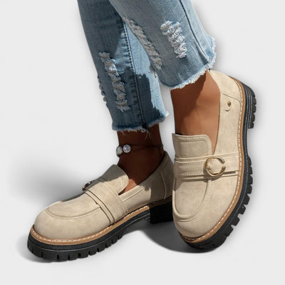 Lora – Elegant Casual Moccasins with Rounded Toe for a Sophisticated Look