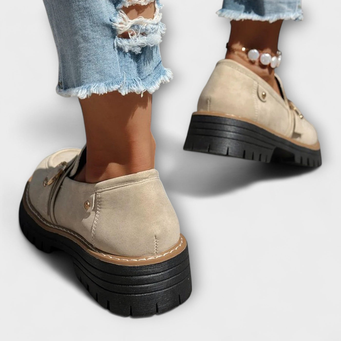 Lora – Elegant Casual Moccasins with Rounded Toe for a Sophisticated Look