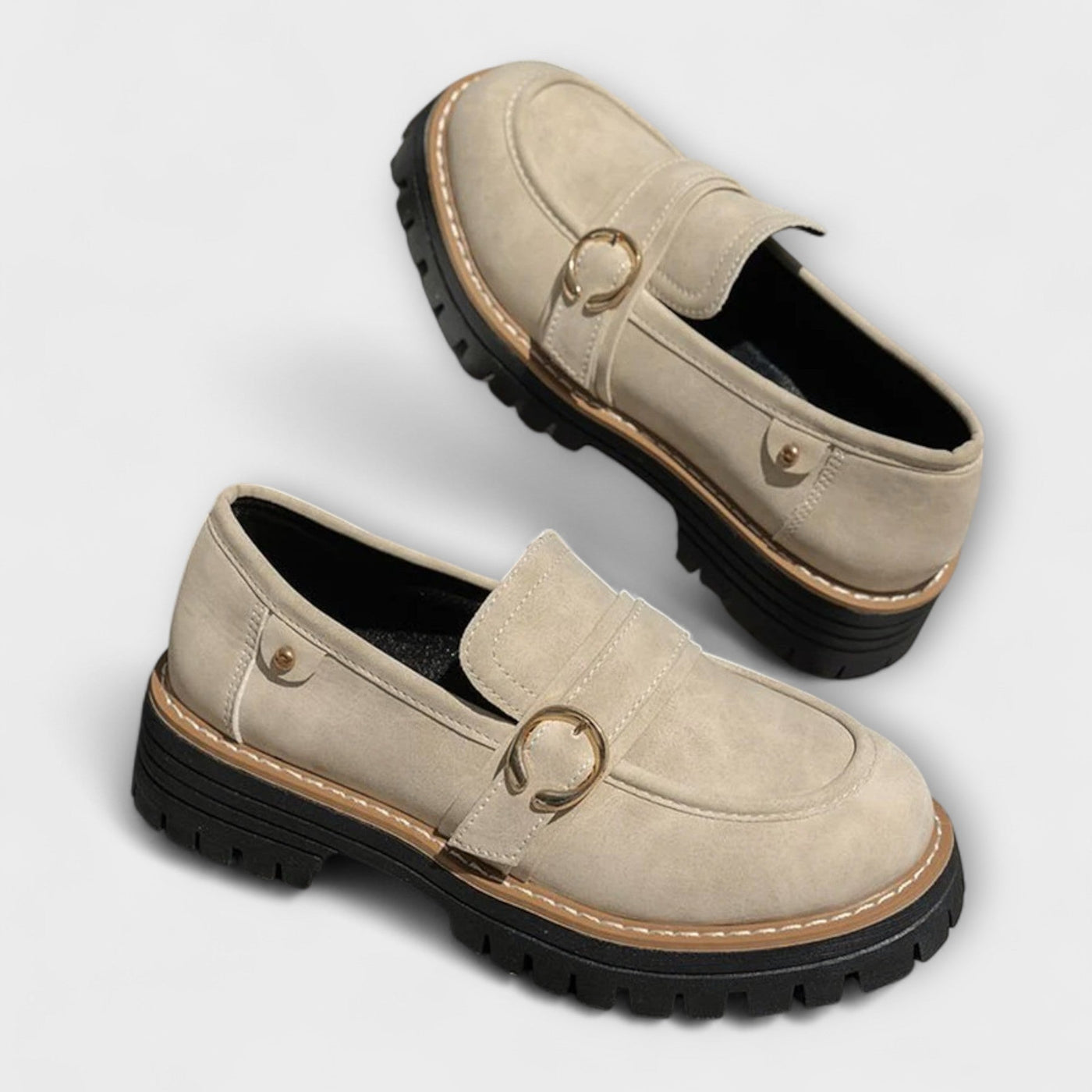 Lora – Elegant Casual Moccasins with Rounded Toe for a Sophisticated Look