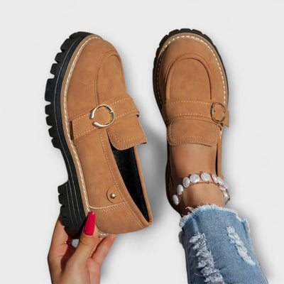 Lora – Elegant Casual Moccasins with Rounded Toe for a Sophisticated Look