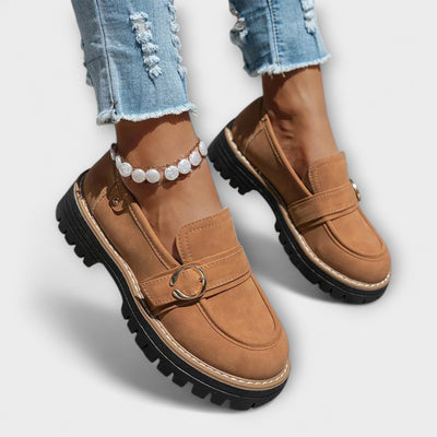 Lora – Elegant Casual Moccasins with Rounded Toe for a Sophisticated Look