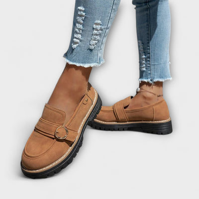 Lora – Elegant Casual Moccasins with Rounded Toe for a Sophisticated Look