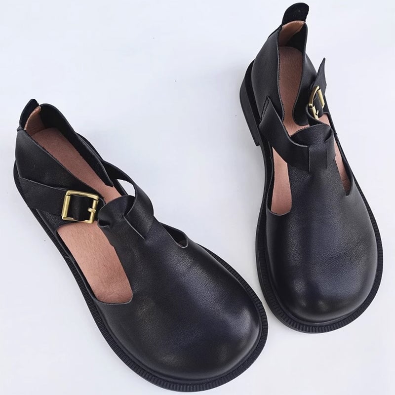 Katee – Elegant Leather Mary Janes