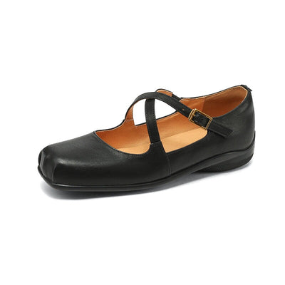 Edith – Elegant Leather Mary Janes