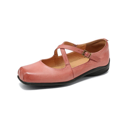 Edith – Elegant Leather Mary Janes
