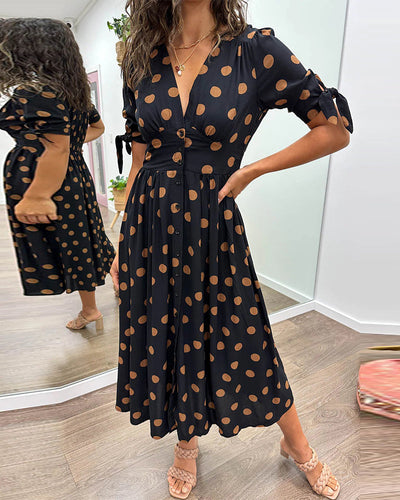 Monique™ – Timeless Polka Dot Dress