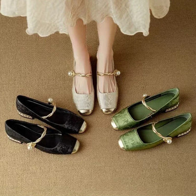 Minty – Elegant Mary Jane Flats