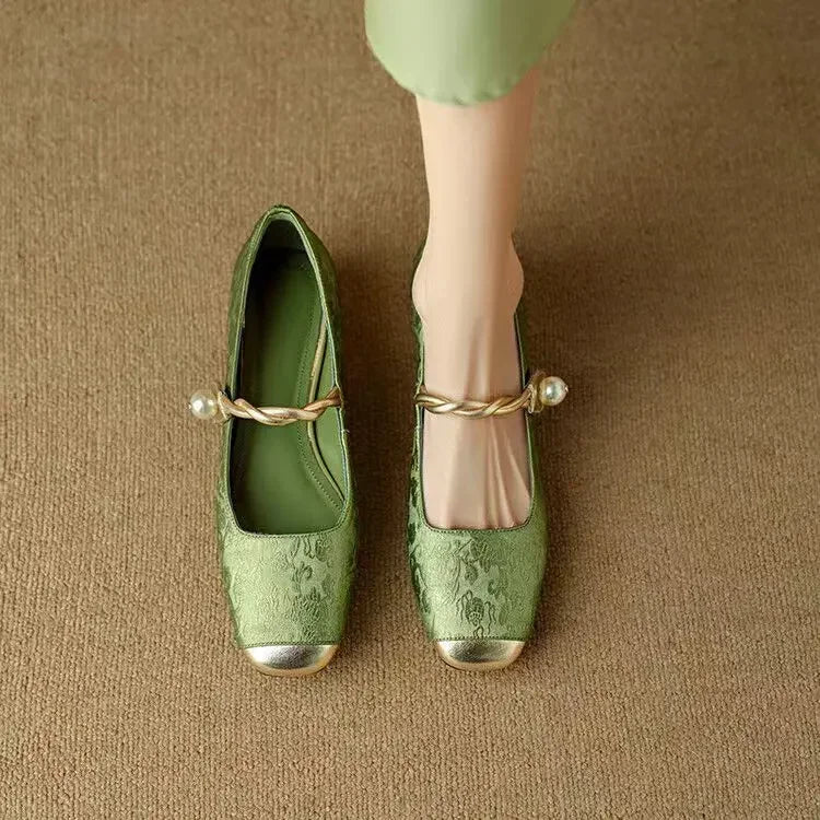 Minty – Elegant Mary Jane Flats