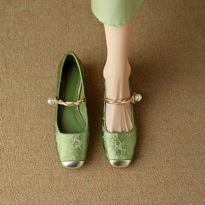 Minty – Elegant Mary Jane Flats
