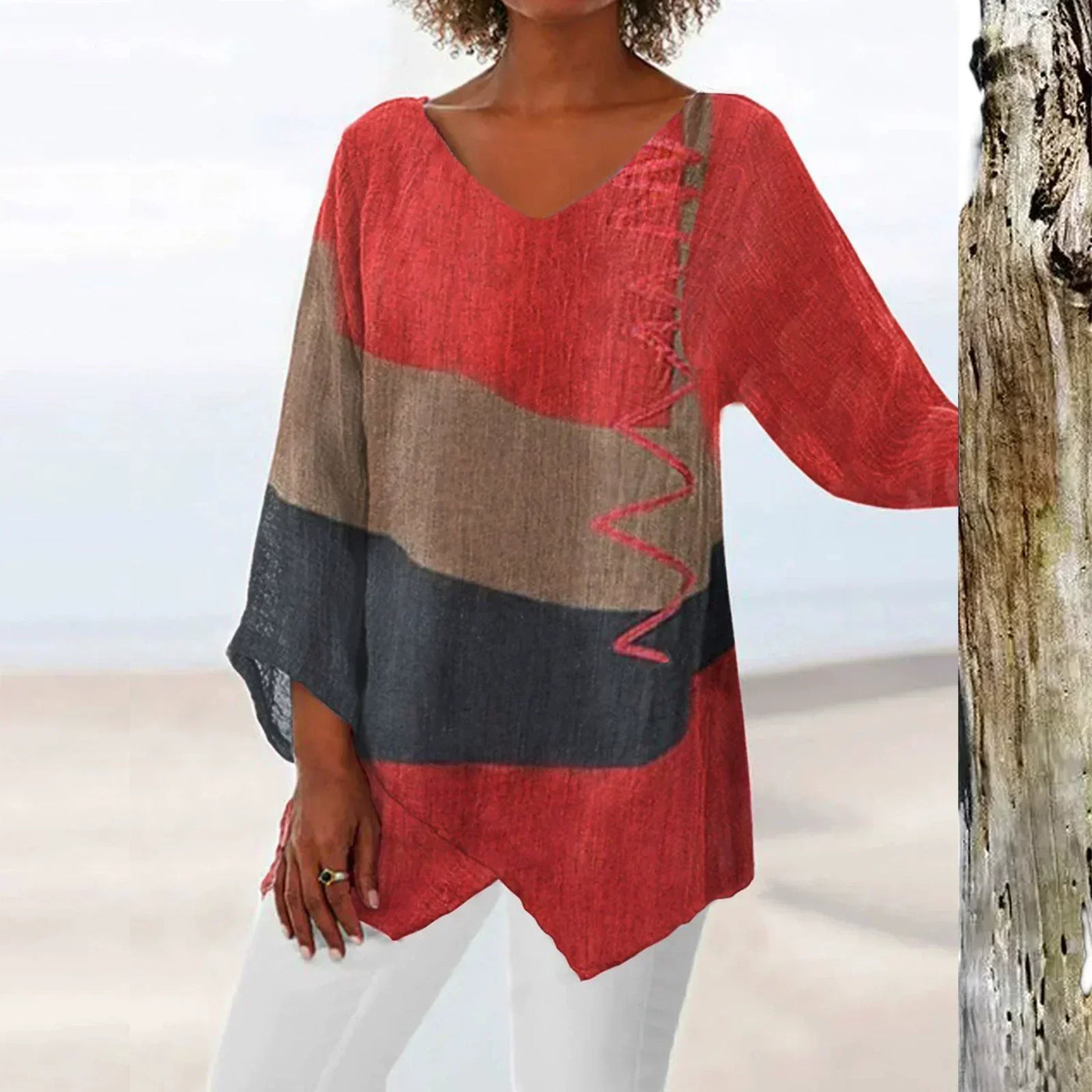 Garda – Elegant V-Neck Tunic
