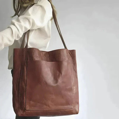 Elysia - Classic Leather Tote