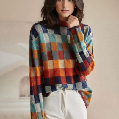Élise – Elegant Cashmere Turtleneck Sweater