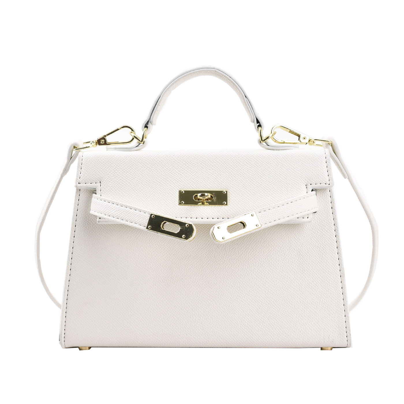 Elise | Clutch Bag with Gold Accents