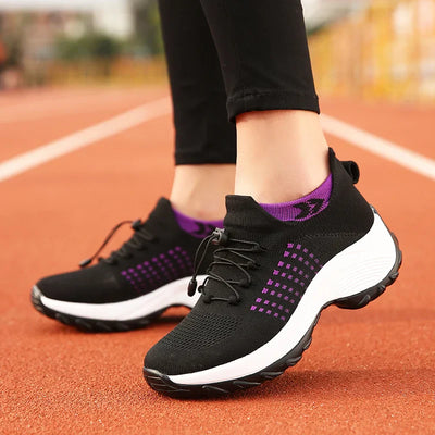 LilacLuxe™ – Elegant Pain-Relief Sneakers